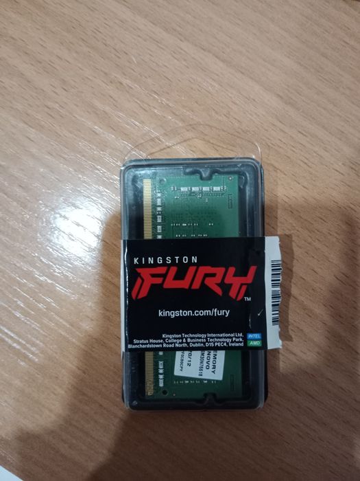 Оперативная память Kingston Fury DDR4 для ноута
