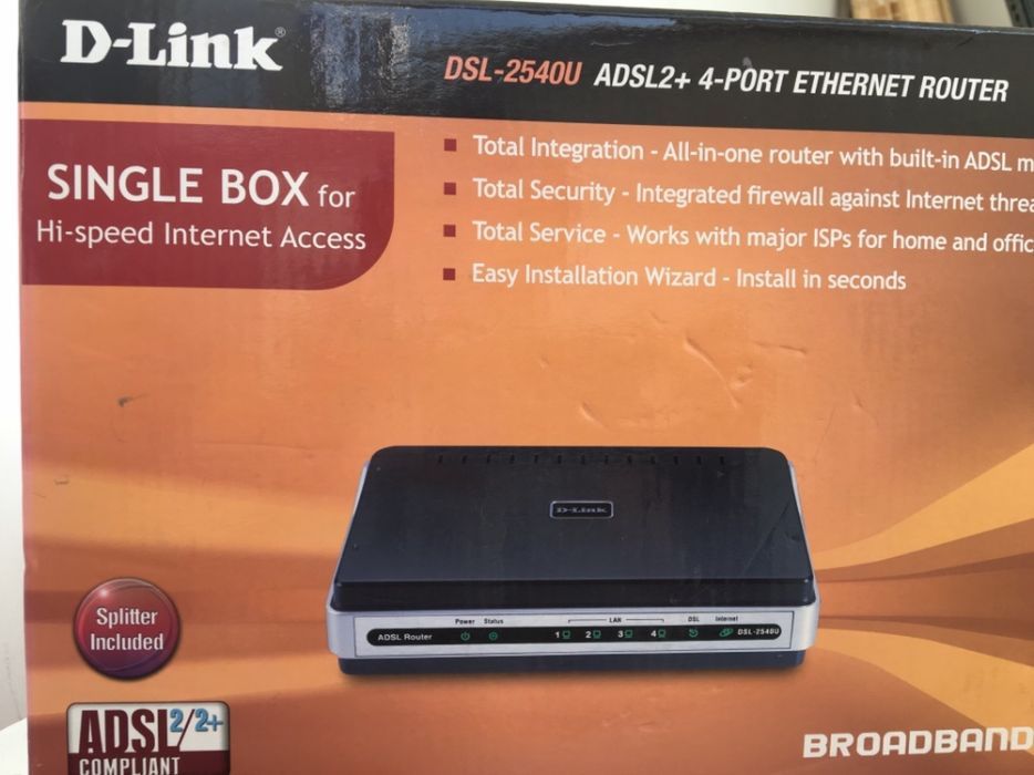 Модем D-Link DSL-2540U