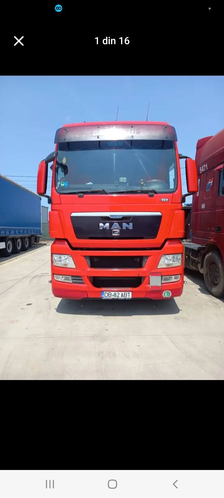 Ansamblu Man TGX EEV 480 + Schmitz Cargobull Standard