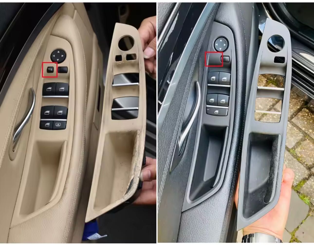Дръжка панел копче ел.стъкла бмв сериа 5 bmw f10 f11 f18 seria 5