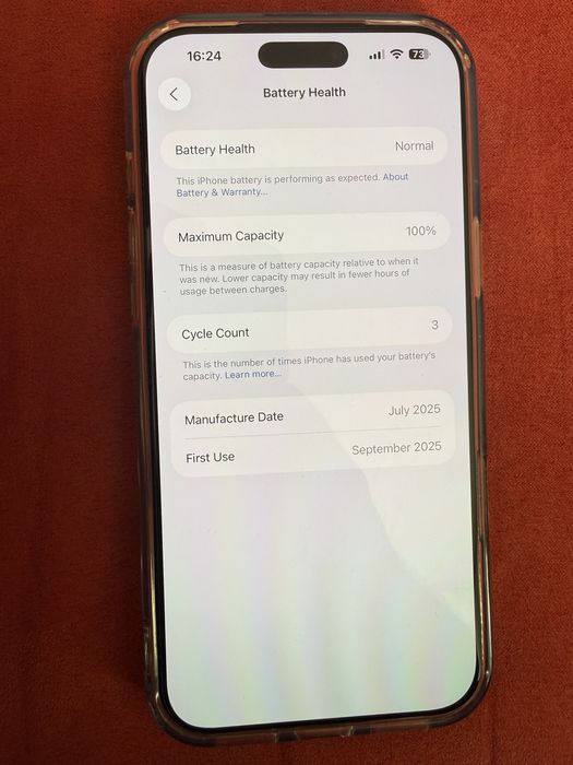Vand iphone 17 pro max 512 GB blue