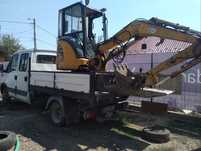 Inchiriez miniexcavator 3.3 tone si iveco basculabil