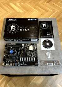 Дънна платка ASRock H110 Pro BTC+ с процесор Intel Core i3-8100