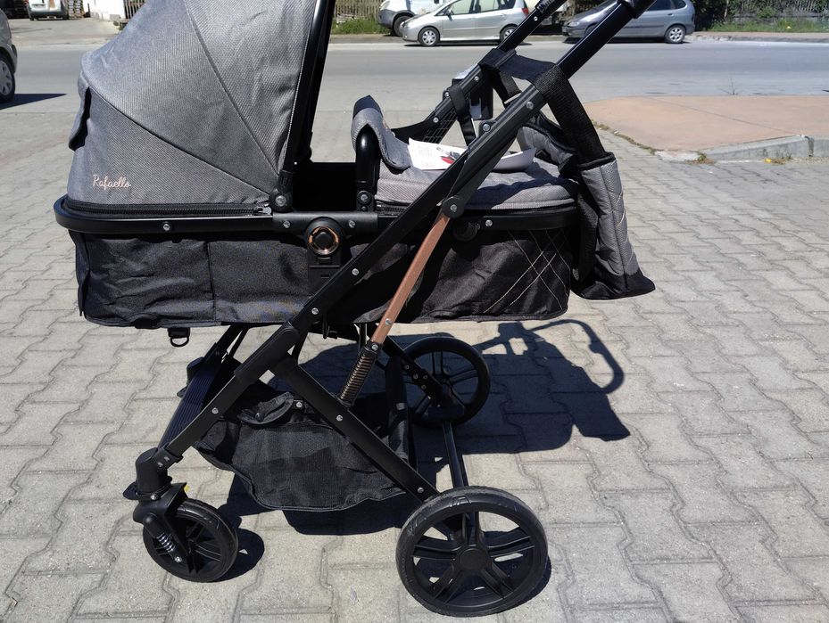 MONI Комбинирана детска количка RAFAELLO сив