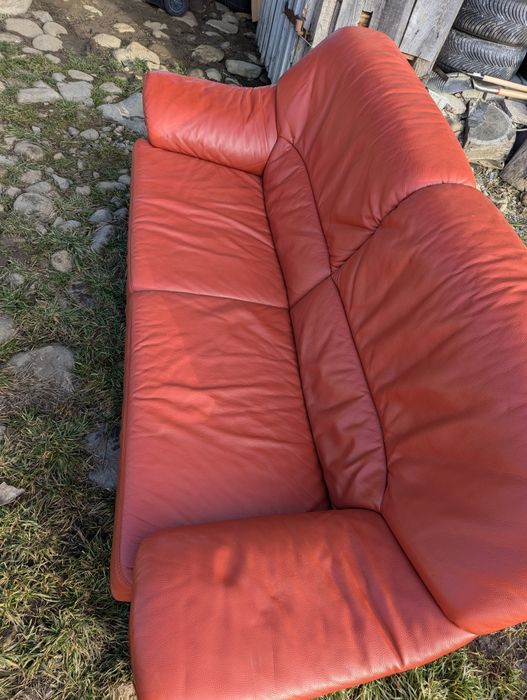 canapele piele naturala