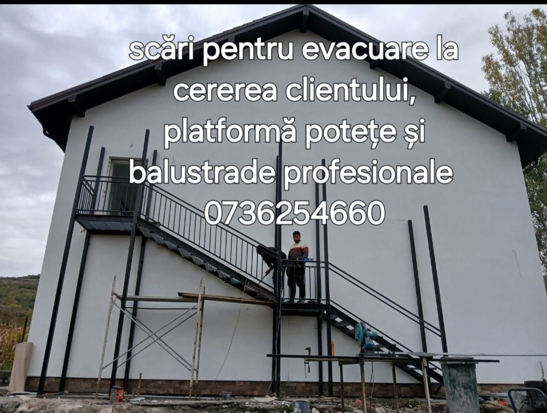 Scara scări scară metalice zincate galvanizat