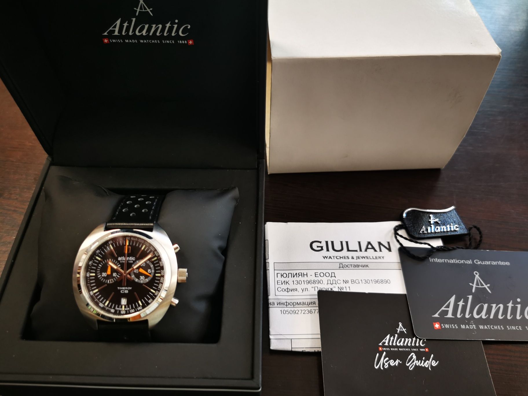 Atlantic timeroy chronograph quartz