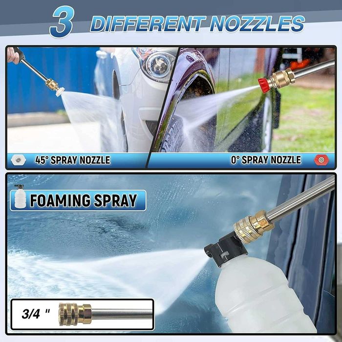 Акумулаторна водоструйка за автомобил дом градина 30Bar,300w,4-8L/Min.