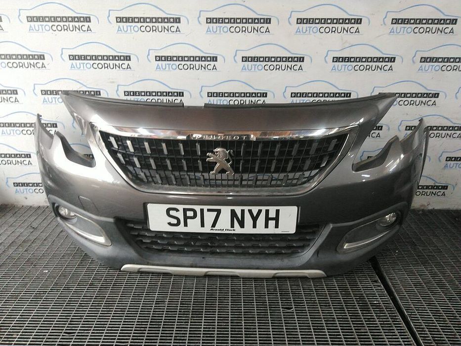 Bara fata Peugeot 2008 Facelift 2016 - 2019 Gri (1271) model fara spalatoare far
