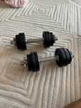Set Gantere Reglabile din Oțel 20 kg (2x10)