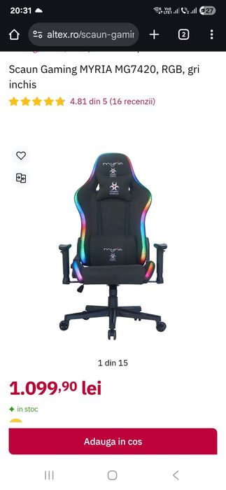 Sistem PC Gaming Complet – Ryzen 7, 32GB RAM, Volan Logitech G923