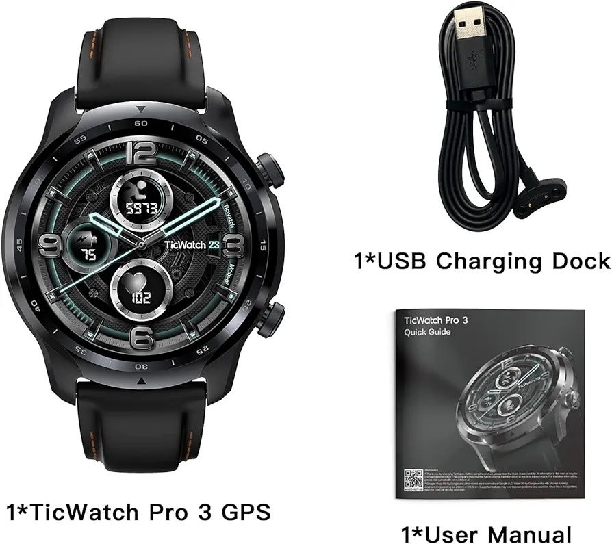 Mobvoi TicWatch 3 Pro GPS Premium Smartwatch