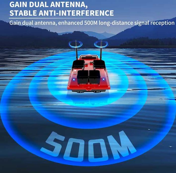 Последен модел лодка за захранка Flytec V803