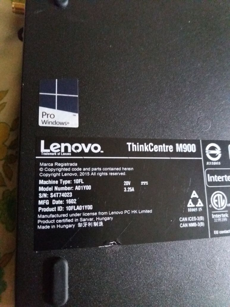 Lenovo ThinkCentre M900 i5-6500T