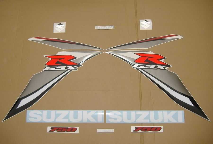 Стикери Сузуки 750 GSXR 2008г.-2009г. Suzuki GSX-R лепенки к8 к9 k8 k9