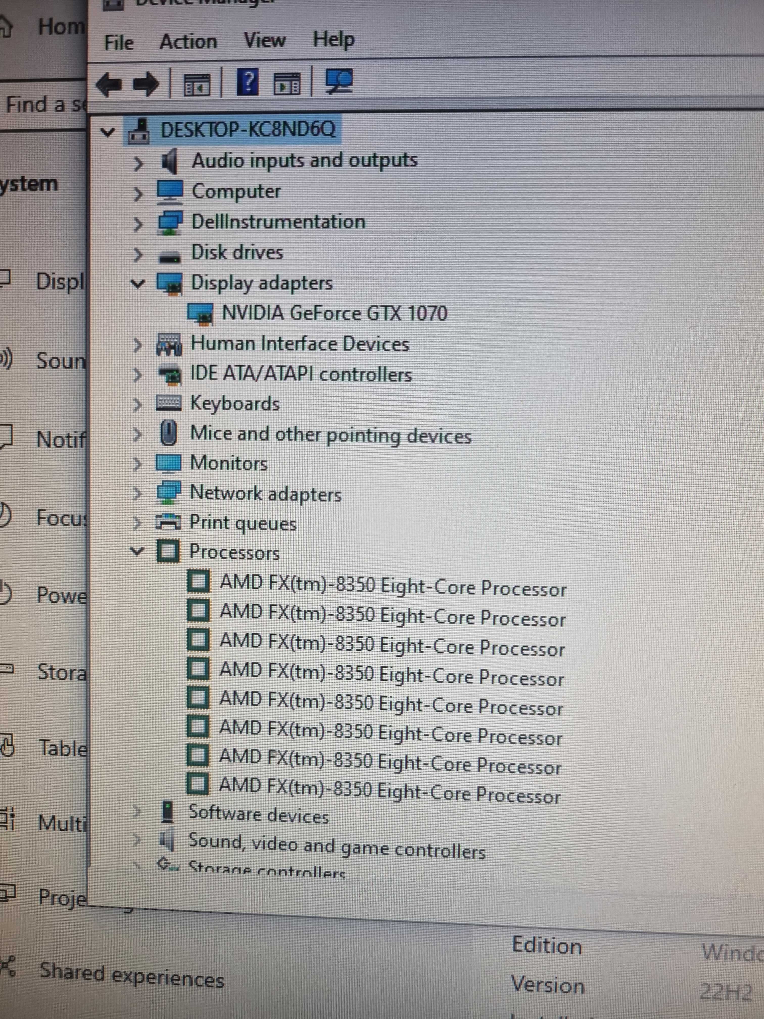 Геймърски компютър – AMD FX-8350 / GTX 1070 / 8GB RAM / SSD 480GB