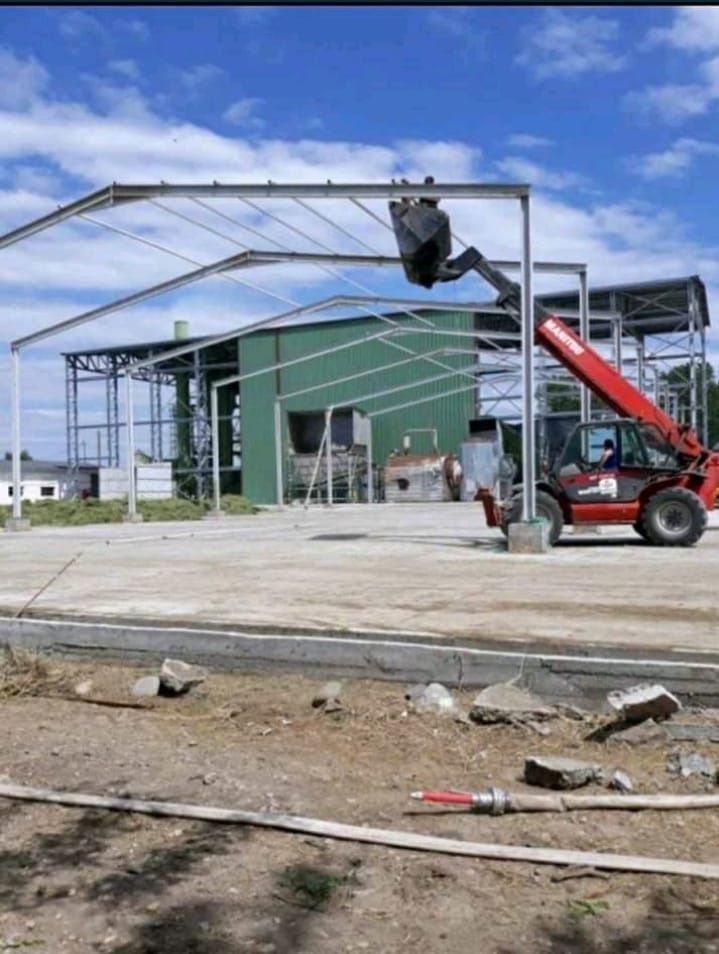 Vând hală metalică de pe stoc 12 cu 20