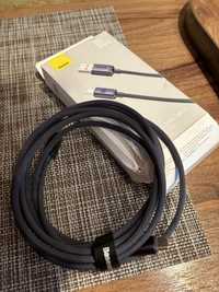 Продам кабель Baseus USB-USB-C, 2 метра, новый