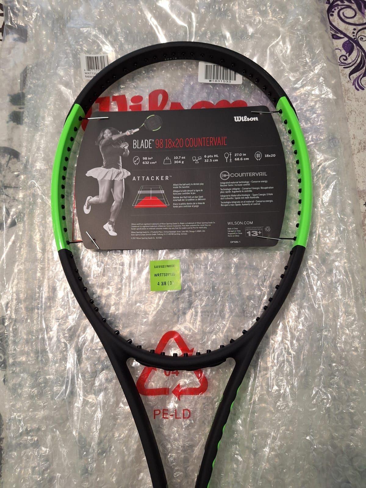 Wilson Blade 98 CV 18x20