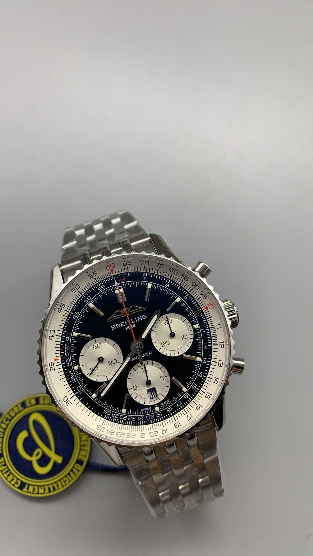 Мъжки часовник Breitling Navitimer B01 /43mm Chronograph AB0138241G1A1