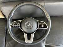 Кожен волан AMG с Airbag за Mercedes W213 W257 W243 W205 W247 W177