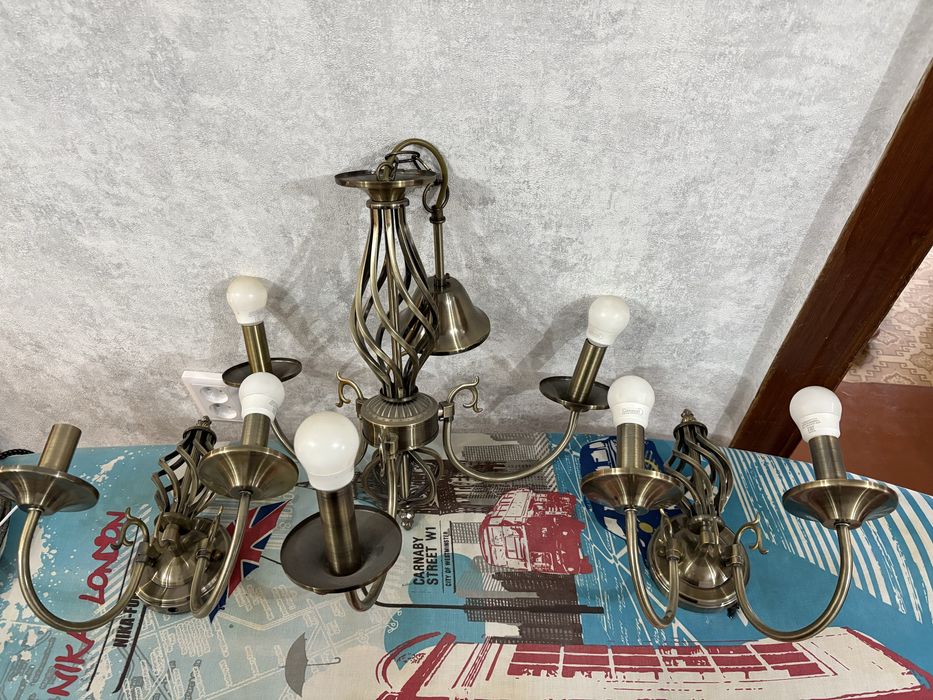 Люстра + 2 брашки