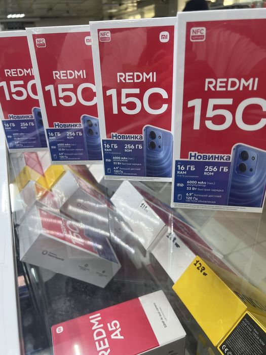 Redmi 15C 16/256гб 6000мАч 1 год гарантии