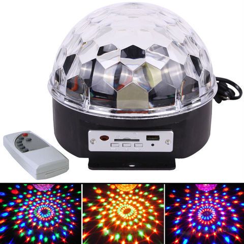 Диско шар Magic Ball Light MP3 с флешкой и Bluetooth (цветомузыка)