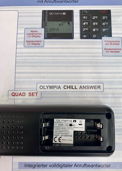 Telefoane fara fir Receptoare multiple 4 Olympia