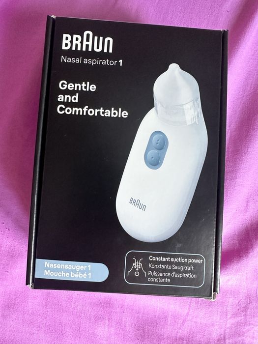Aspirator nazal Braun pt bebelusi Nou