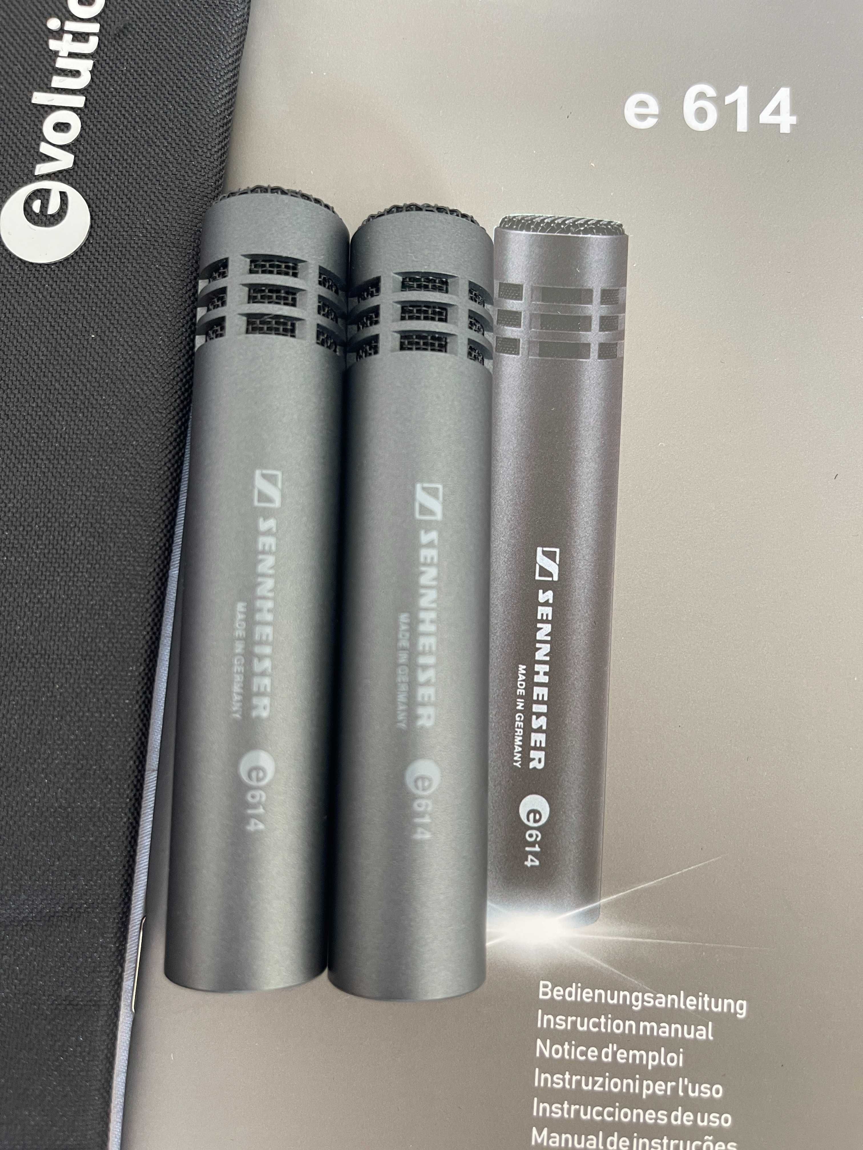 Продавам 2 броя микрофони Sennheiser e614 – като нови