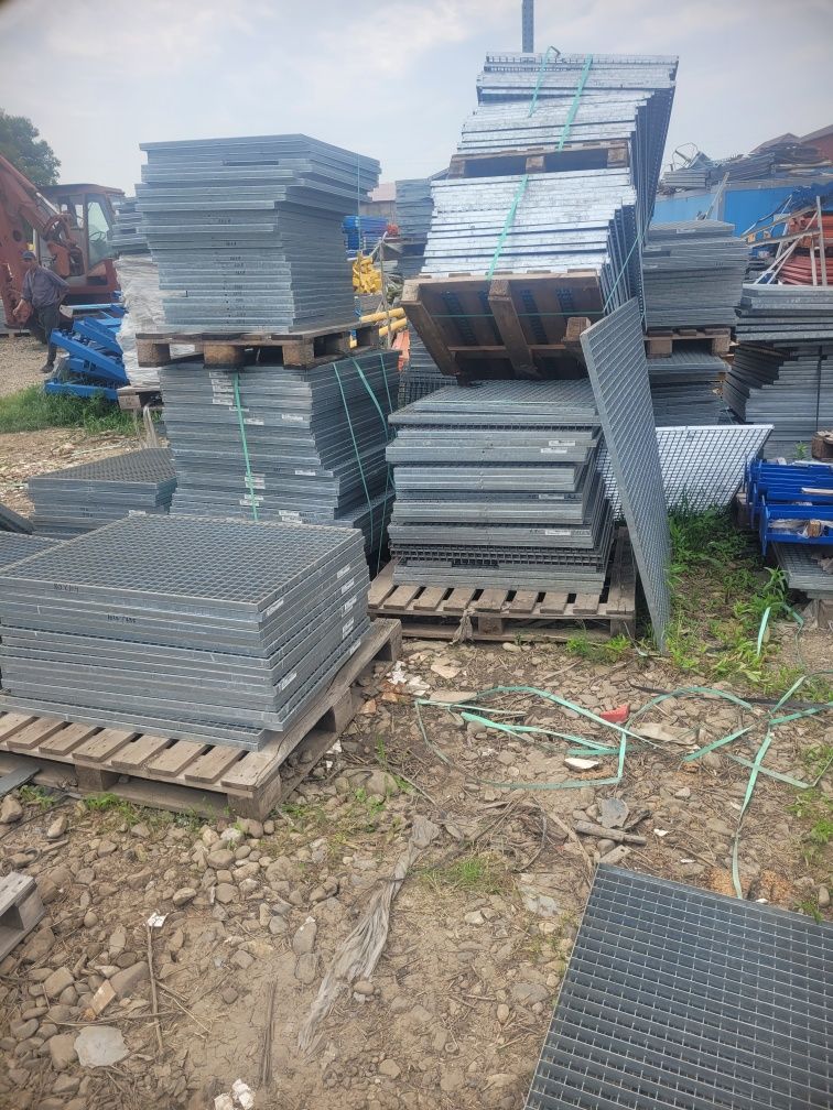 Grătare zincate pentru podețe