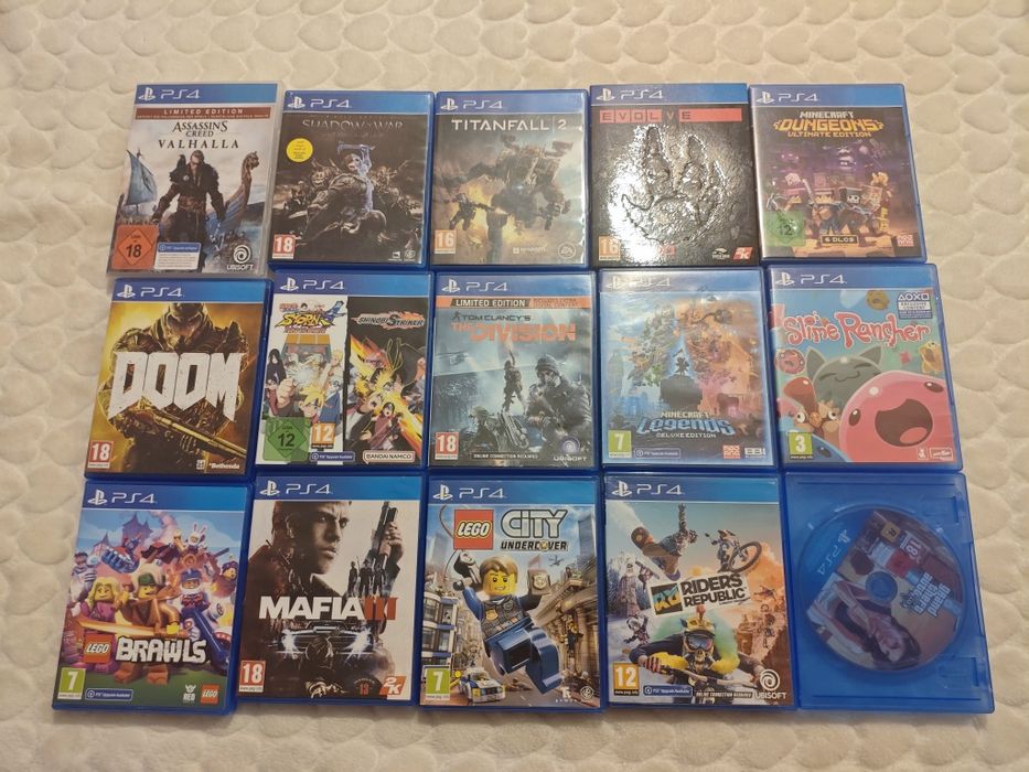 Jocuri PS4 Playstation 4 Gta Fifa Minecraft Cod Doom AC Gow Lego