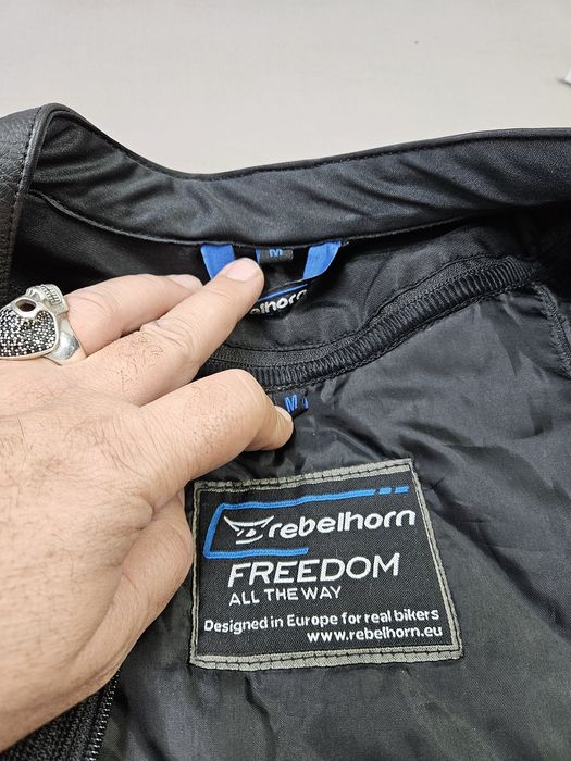 Geacă moto din piele Rebelhorn M