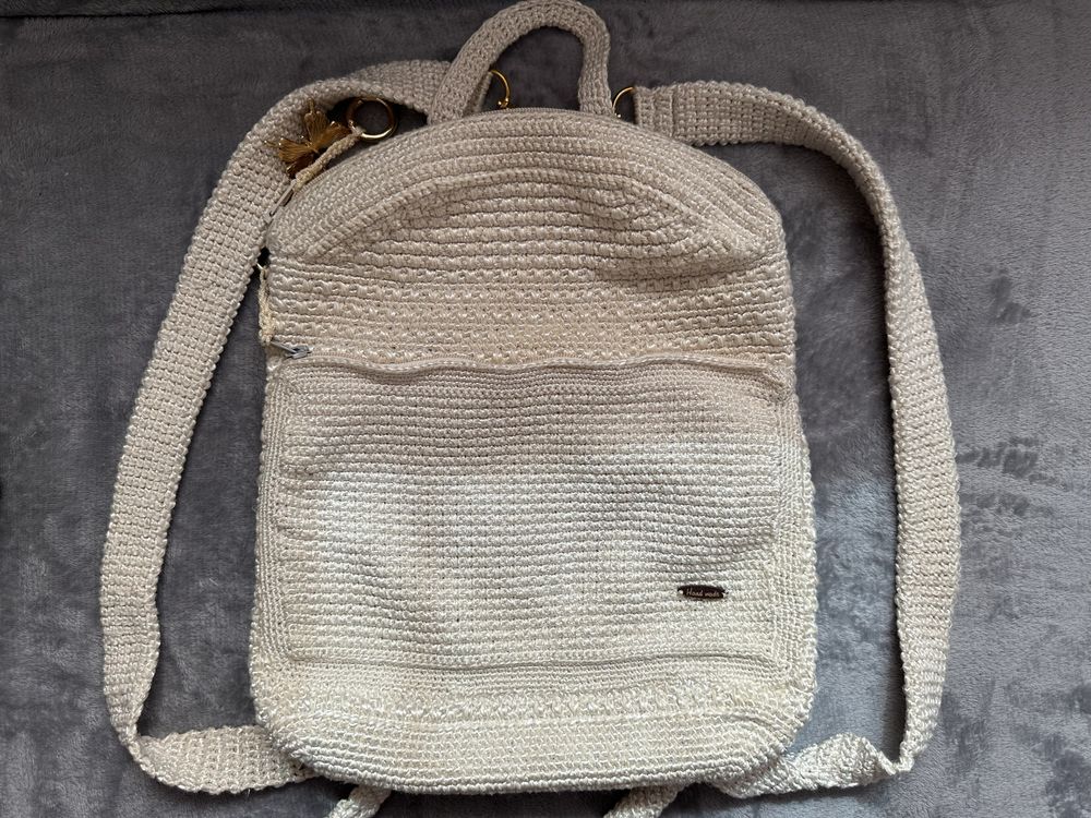 Rucsac macrame handmade unicat