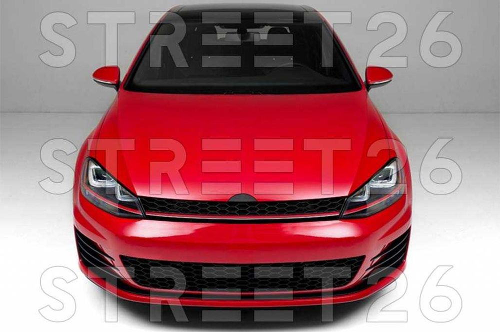Grila Centrala fara emblema VW Golf 7 VII (2012-2017) GTI Design Rosu
