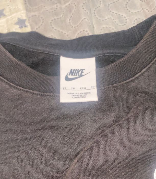 Nike черна блуза