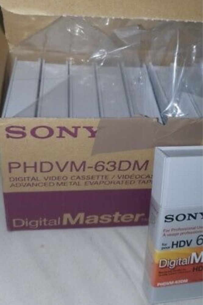 SONY Digital Master PHDVM-63DM професионални видео касети (нови).