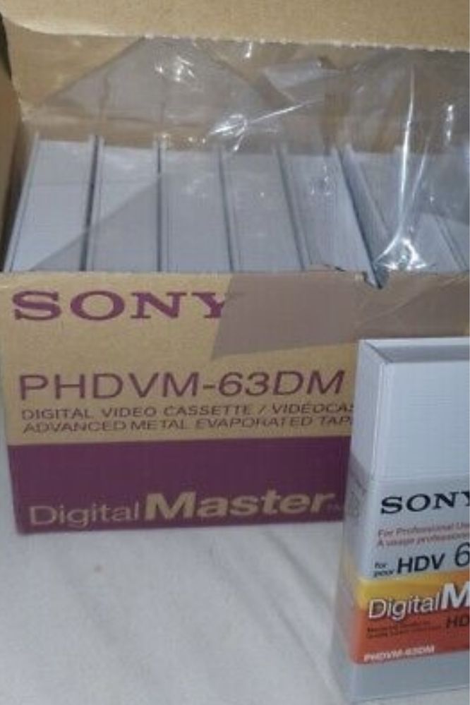 SONY Digital Master PHDVM-63DM професионални видео касети (нови).