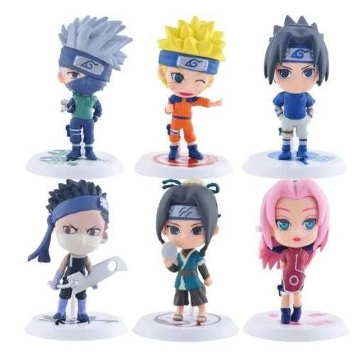 Lot figurine NARUTO Sasuke Gaara Uchiha Madara 6 buc