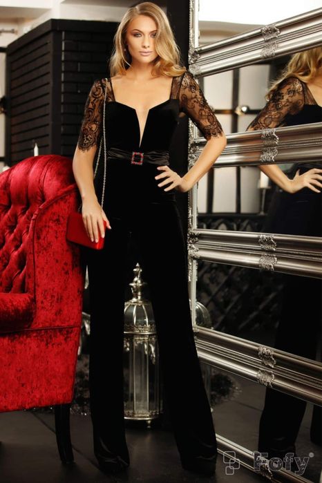 Salopeta eleganta din catifea, marimea S, noua