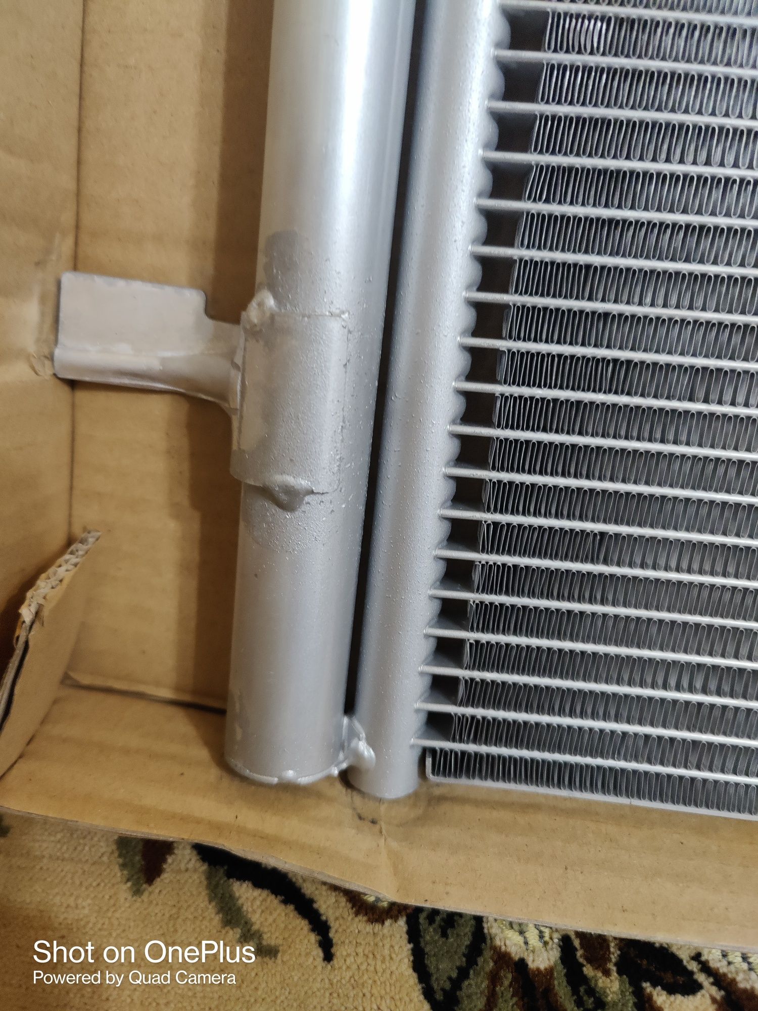 Радиатор кондиционера (конденсор) на Chevrolet Cruze