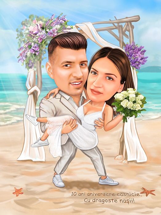 Realizăm caricaturi stil portret personalizate