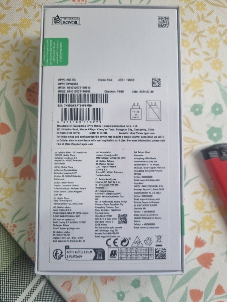 De vânzare telefon opo nouă