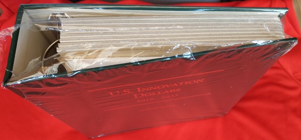 САЩ албум за серията с Иновациите по 1 долар (зелен, за по 2 монети -