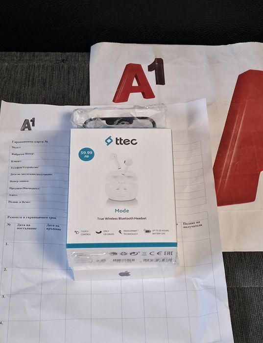 ***ЗАПЕЧАТАН 128GB iPhone 16e and TTEC Гаранция A1 2027г. Black | 16 e