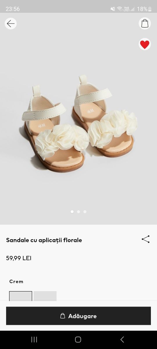 Sandale h&m 24 noi