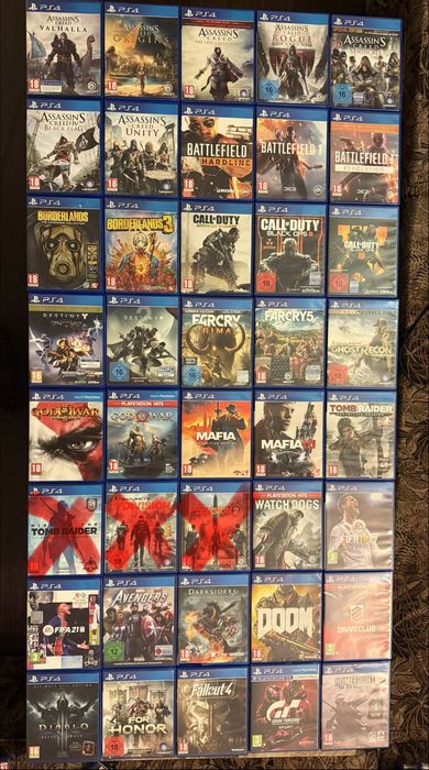 Oferta 70 jocuri PS4