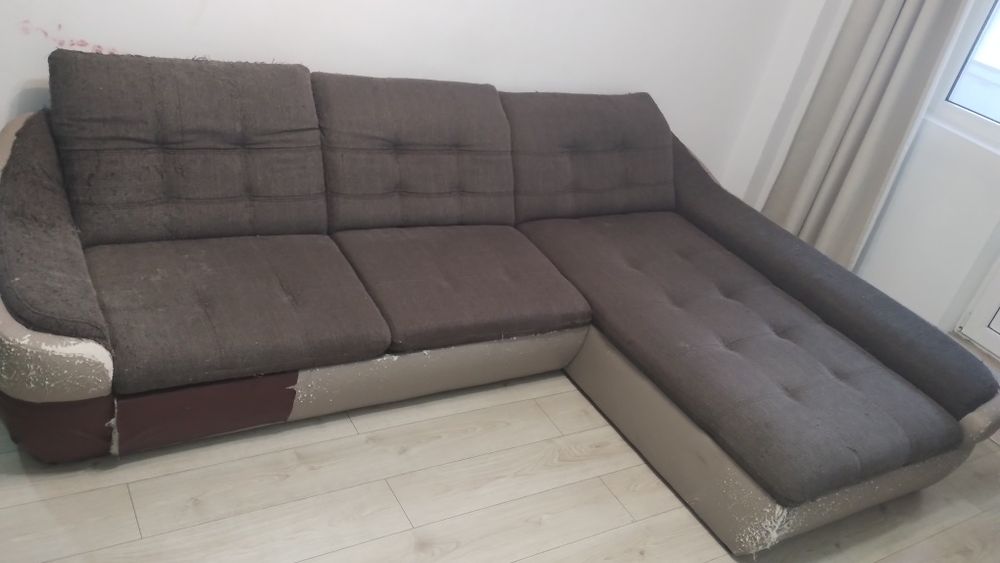 Canapea extensibila coltar