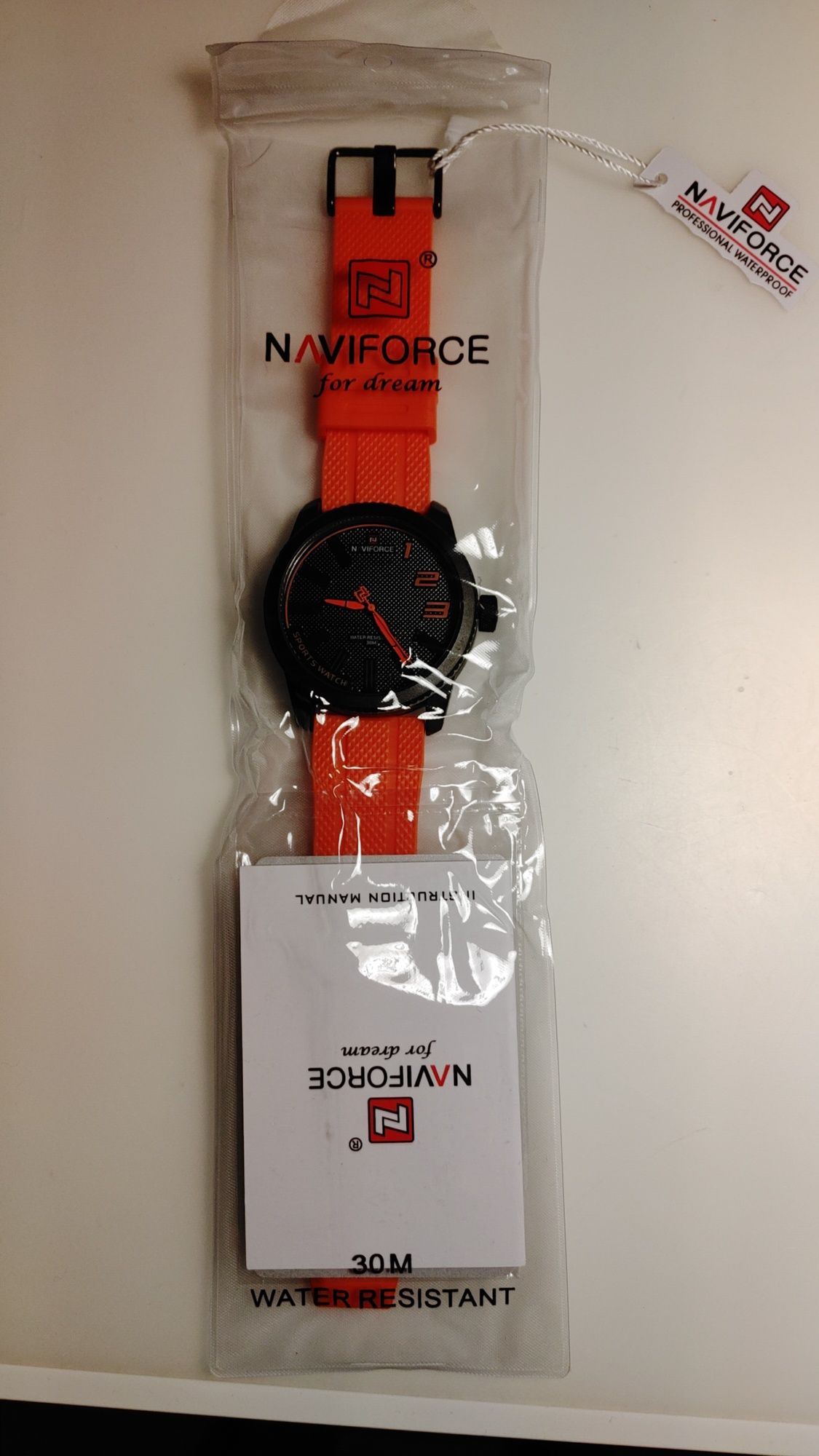 Ceas Barabatesc NAVIFORCE Silicone Strap Military Watches Waterproof